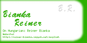 bianka reiner business card